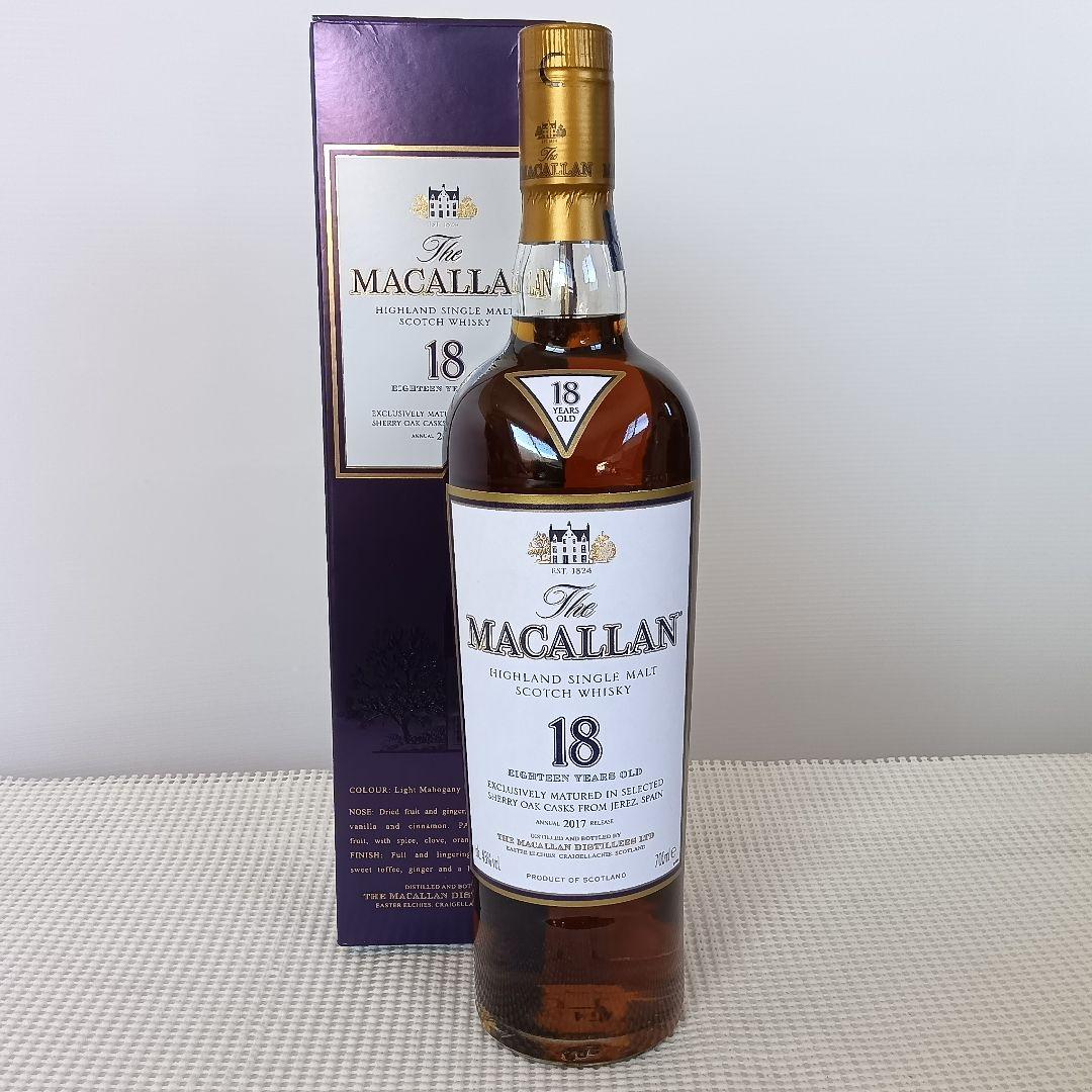未開栓 マッカラン 18年 700ml 43% 2017リリース