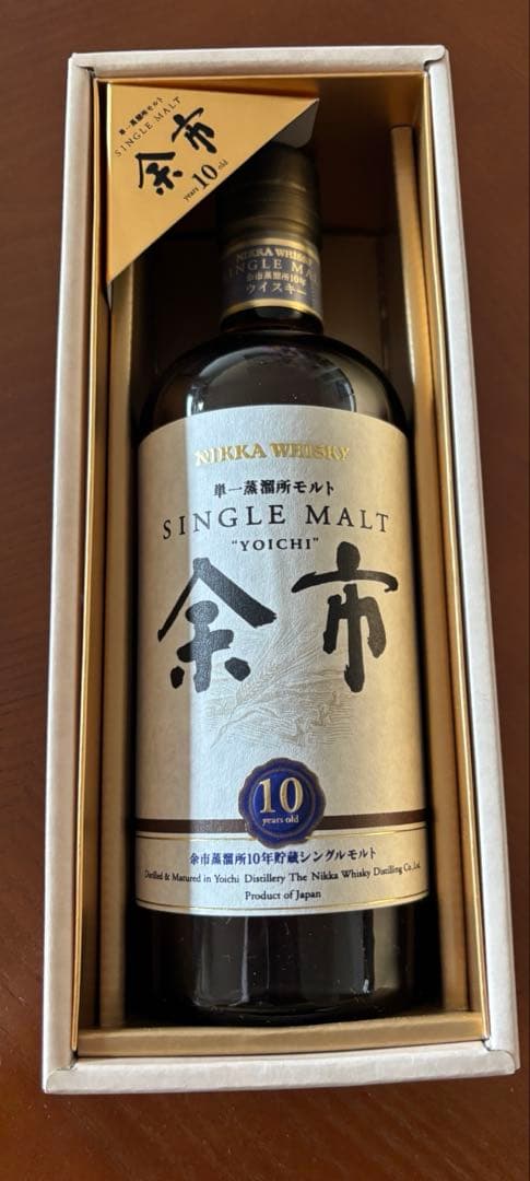 余市10年 700ml 化粧箱付 未開栓