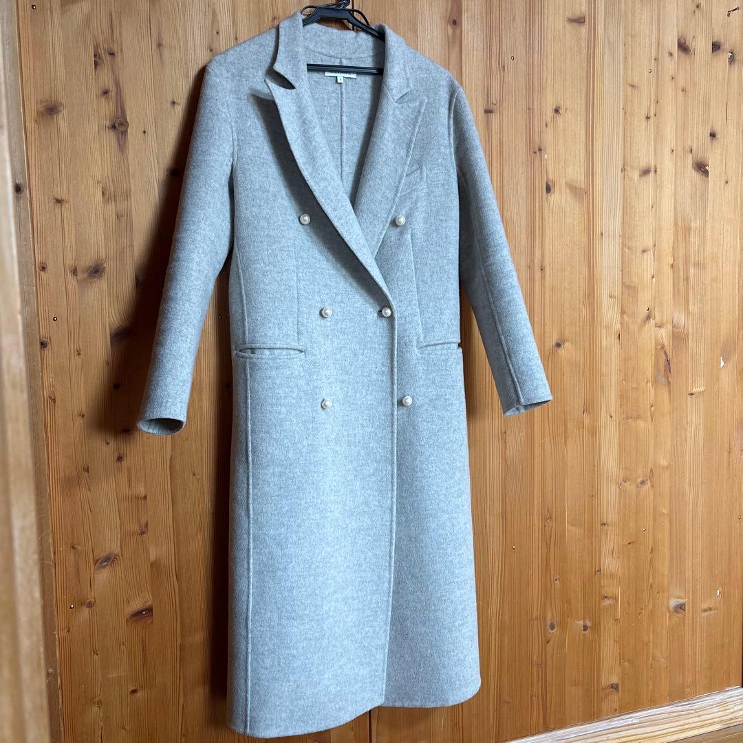 マディソンブルー　MADISON BLUE パールチェスターコート　グレー　00