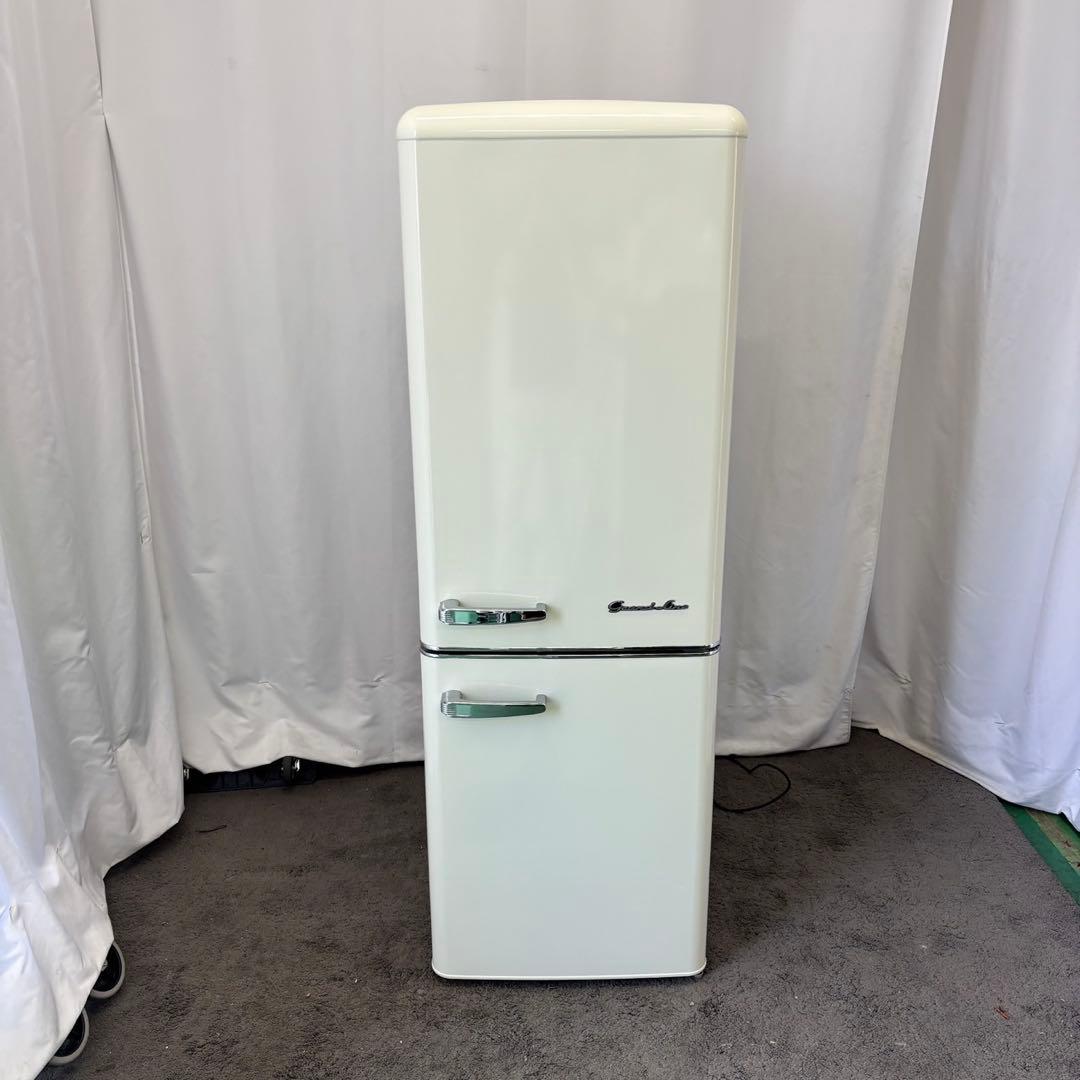 ★568　冷蔵庫　レトロ　可愛い　おしゃれ　設置無料　安い　最新　200㍑級