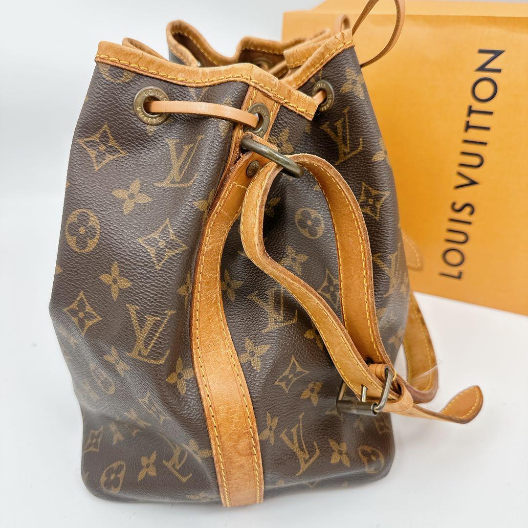 ルイヴィトン　モノグラム　プチノエ　巾着　ショルダーバッグ