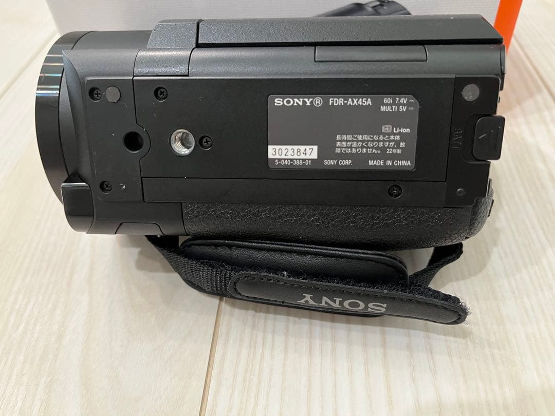 【美品】SONY ハンディカム FDR-AX45A 4K(ブラック)