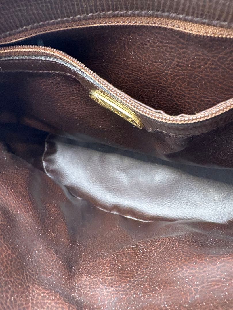 良品 フェンディ FENDI ショルダーバッグ ブラウン ヴィンテージ