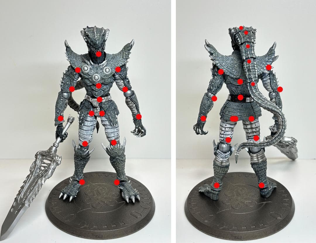 ラストワン　可動改造: ArtWork クロコダイルオルフェノク (凶暴態)