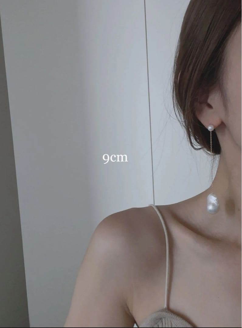 【美品】ripsalis fall〈pearl top〉 9cm ゴールド