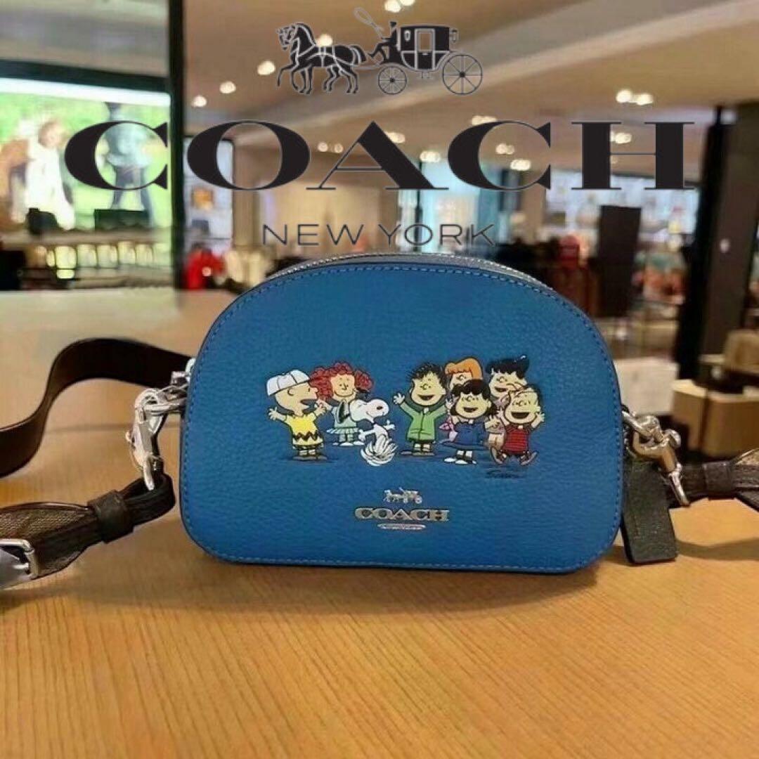 り*ご様 [美品] ❤️COACH❤️SNOOPY ピーナッツキャラクター ショ