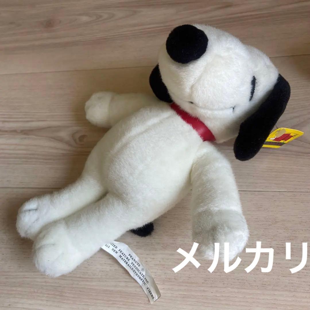 スヌーピー レトロ　ぬいぐるみ　タグ付き　PEANUTS ヴィンテージ グッズ