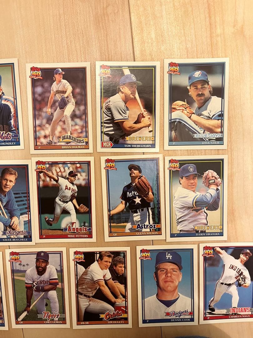 ゲームセンター・ゲームカード topps 40 years of baseball cards 1991