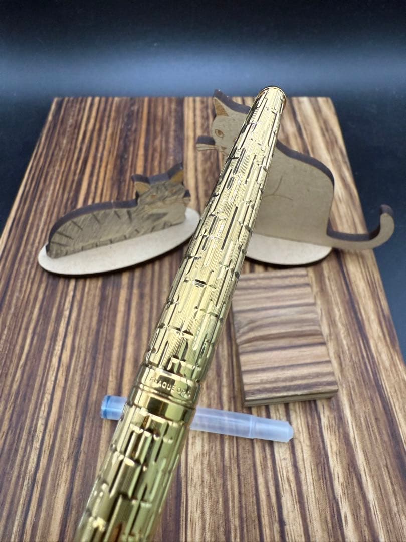 レア WATERMAN 万年筆 CF-44CR ゴールドプレート