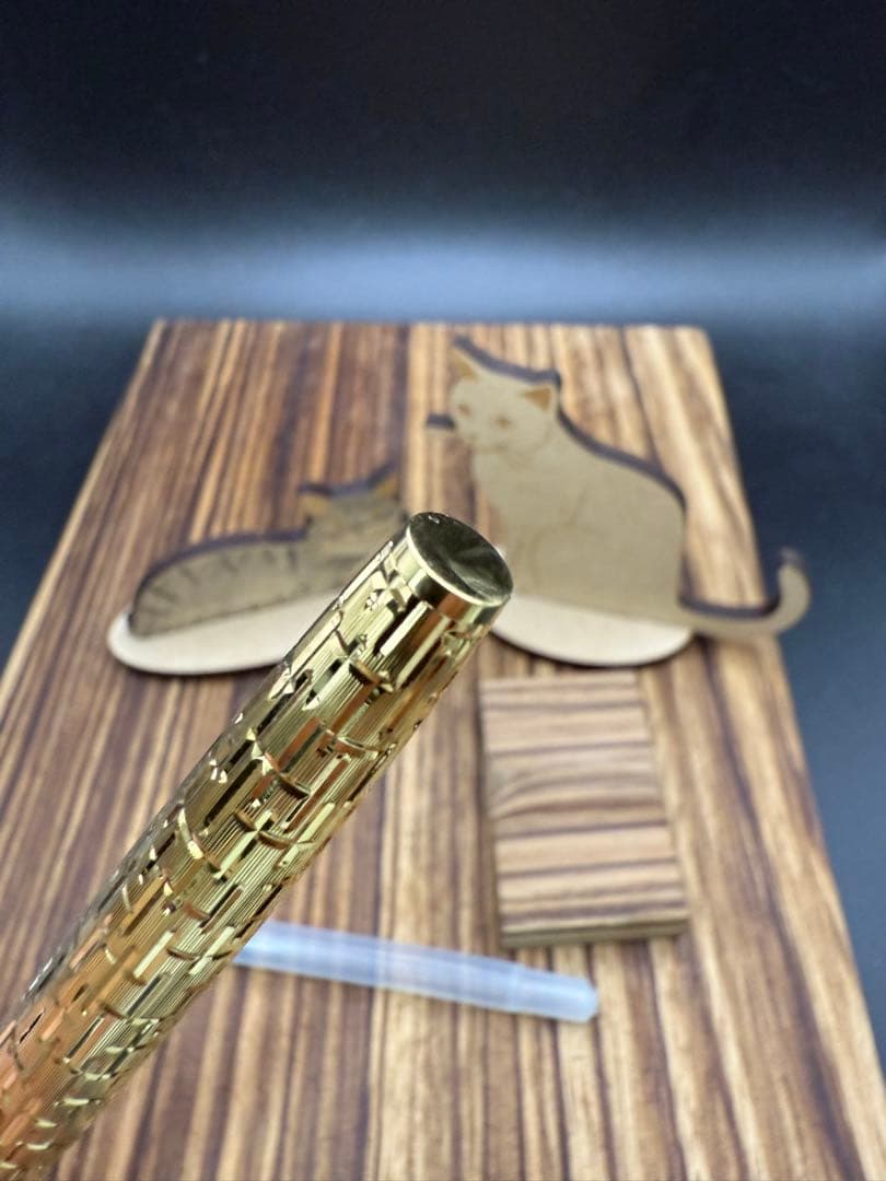 レア WATERMAN 万年筆 CF-44CR ゴールドプレート