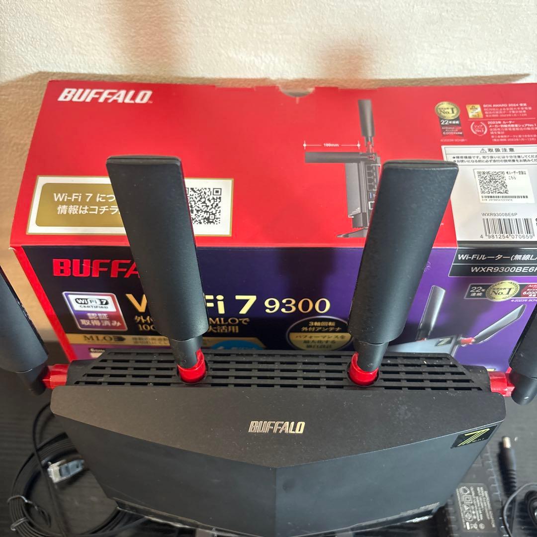 BUFFALO WXR9300BE6P Wi-Fi7 ルーター 中古