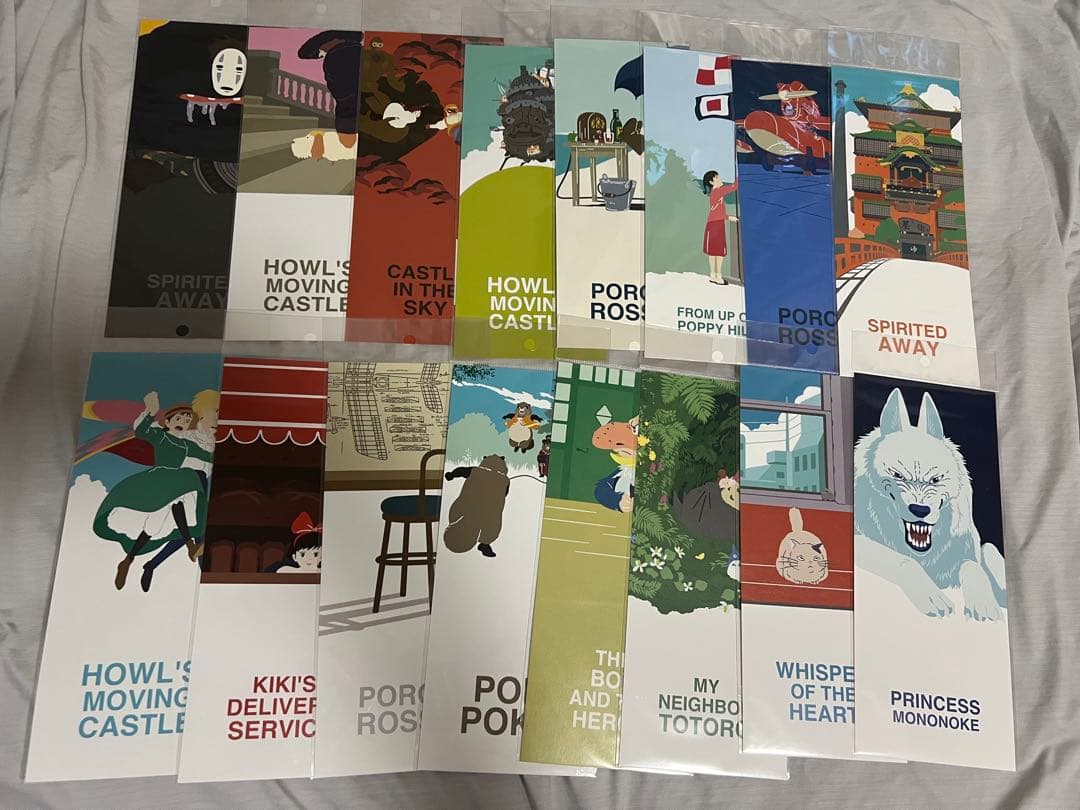 ジブリの立体造型物展 フラッグ ポストカード 全16種 ジブリ 全種セット