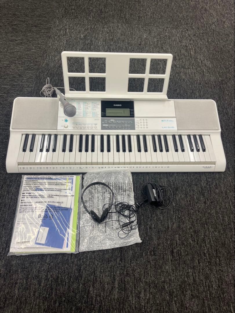 CASIO カシオ LK-516 光ナビゲーション 電子キーボード
