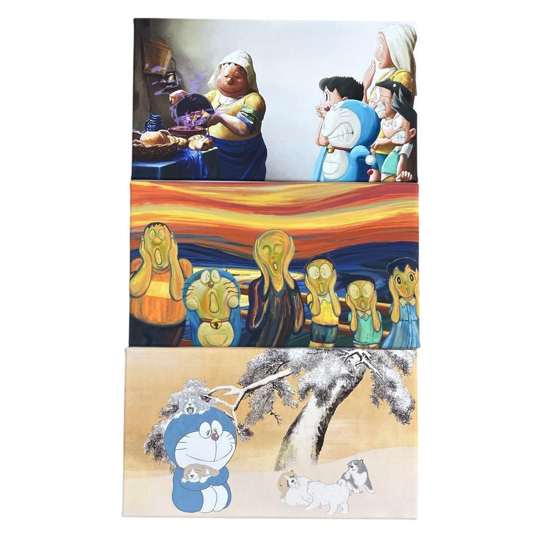 ドラえもん　映画ドラえもん　のび太の絵世界物語　 ファブリックボード　３点セット