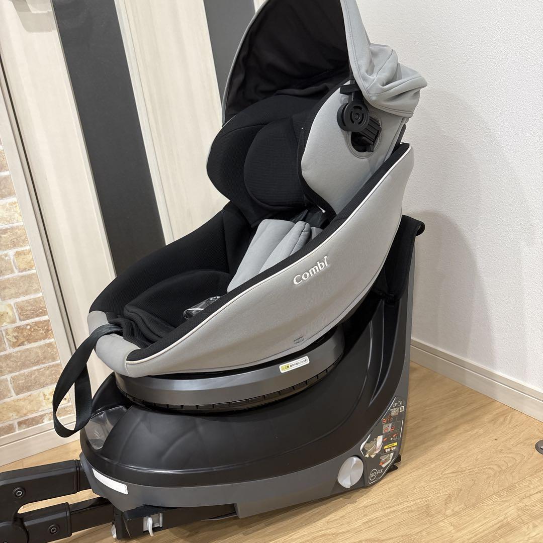 Combi チャイルドシート　CG-UIG 回転　リクライニング　グレー　美品