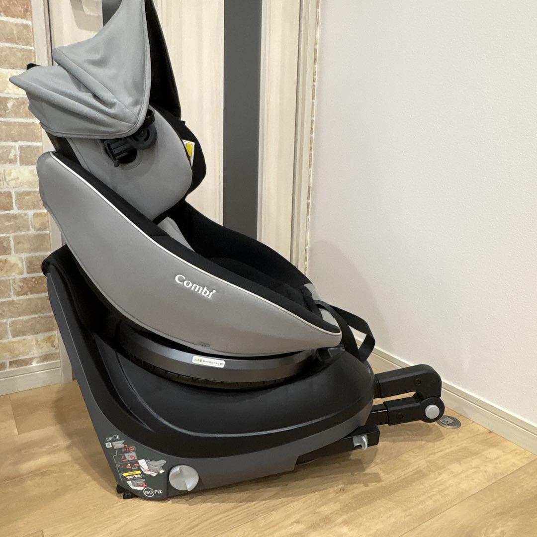 Combi チャイルドシート　CG-UIG 回転　リクライニング　グレー　美品