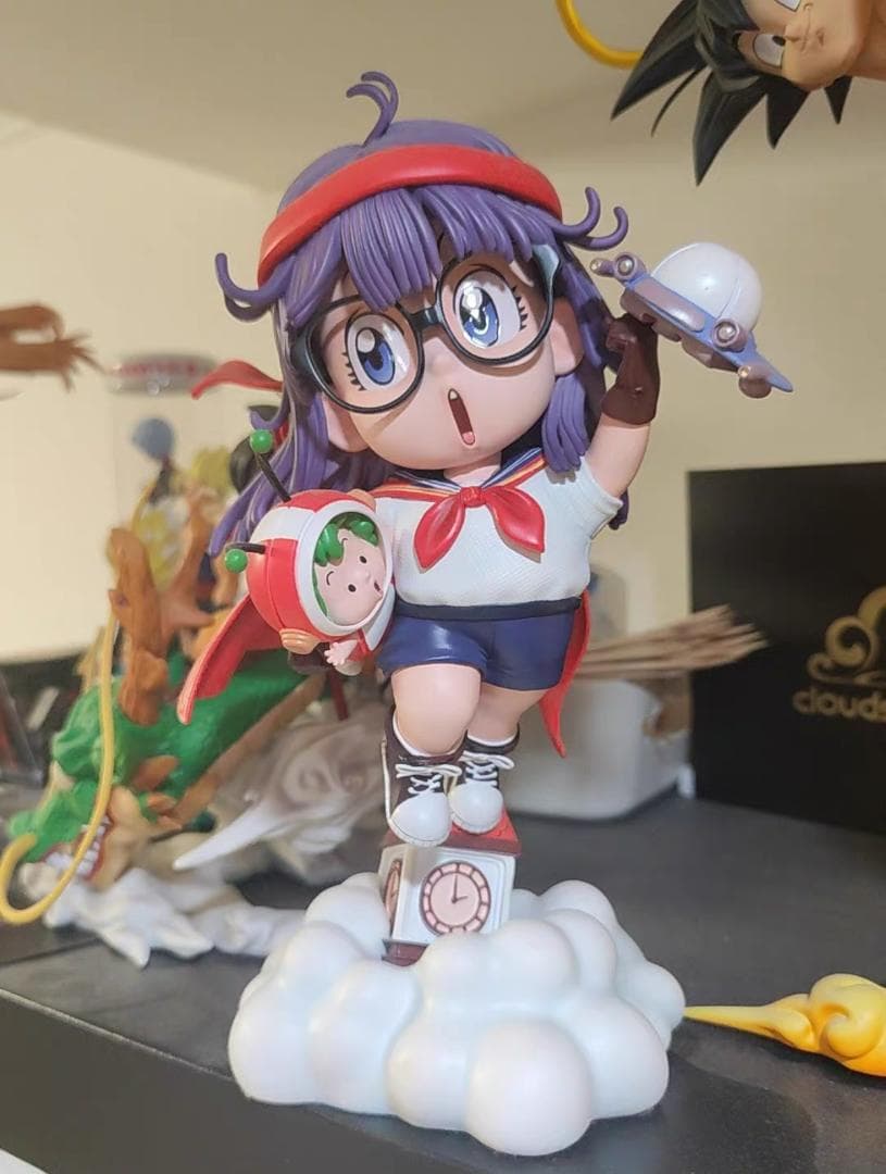 Dr.スランプ アラレちゃん アラレです 樹脂 彫刻 フィギュア