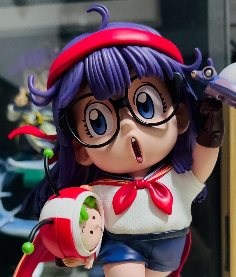 Dr.スランプ アラレちゃん アラレです 樹脂 彫刻 フィギュア