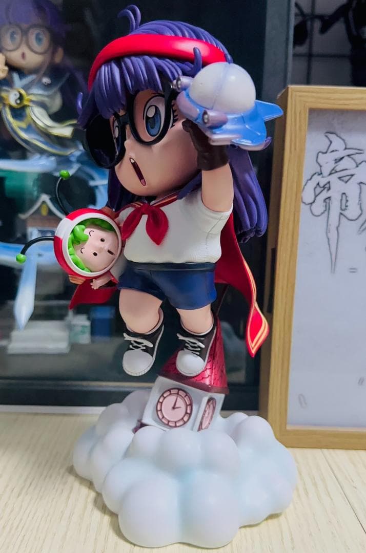 Dr.スランプ アラレちゃん アラレです 樹脂 彫刻 フィギュア
