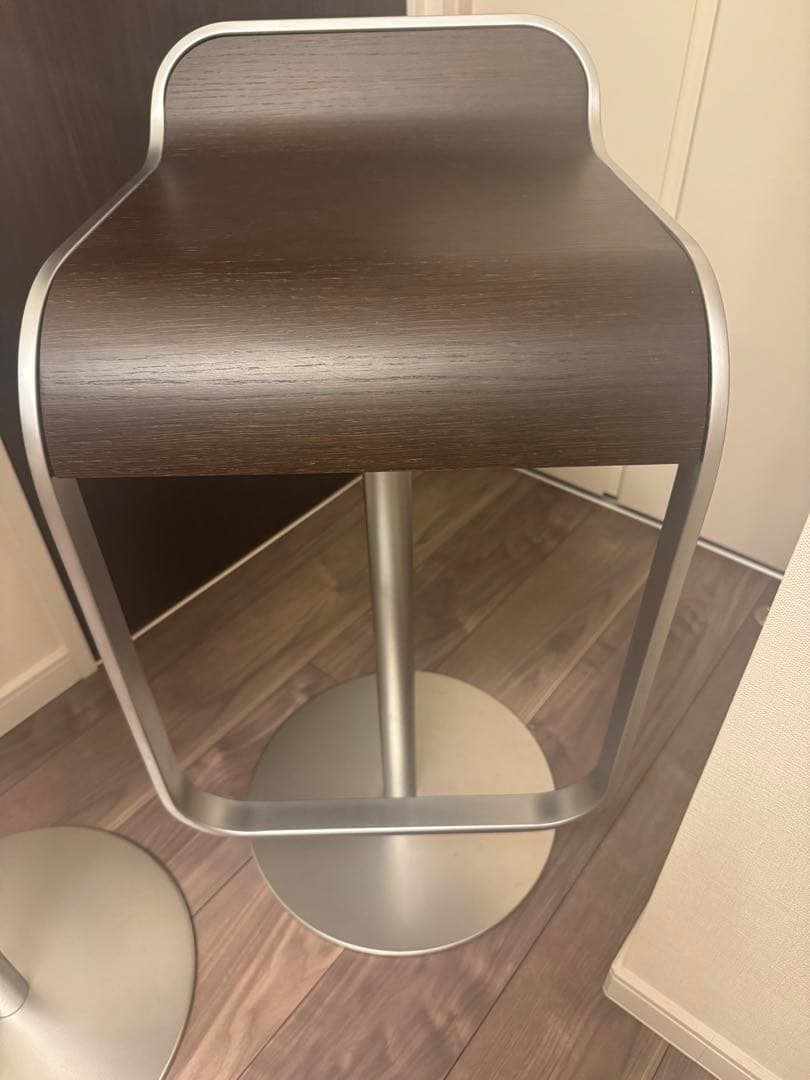 Lapalma ラパルマ　LEM レム　　カウンタースツール　シンプル　茶②