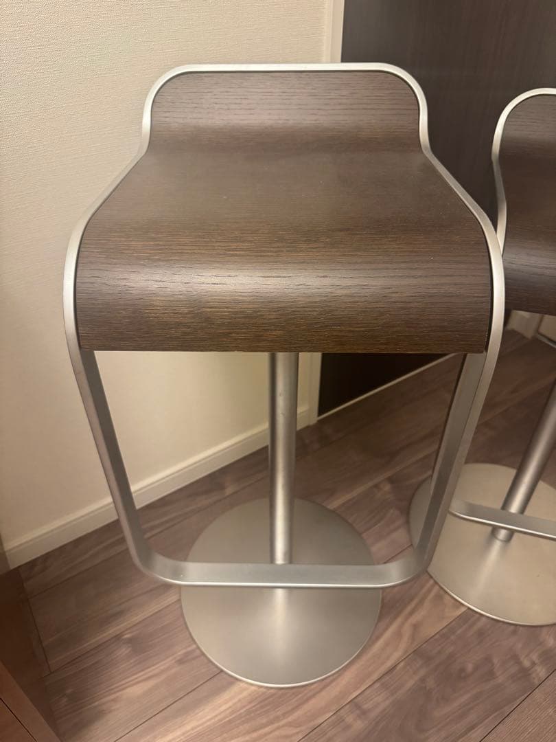 Lapalma ラパルマ　LEM レム　　カウンタースツール　シンプル　茶②