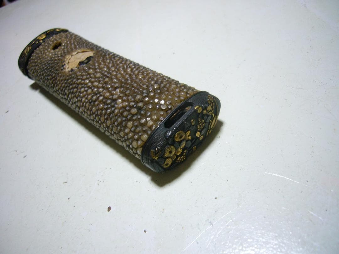 縁頭 秋草虫図 鈴虫 刀装小道具 金具 日本刀