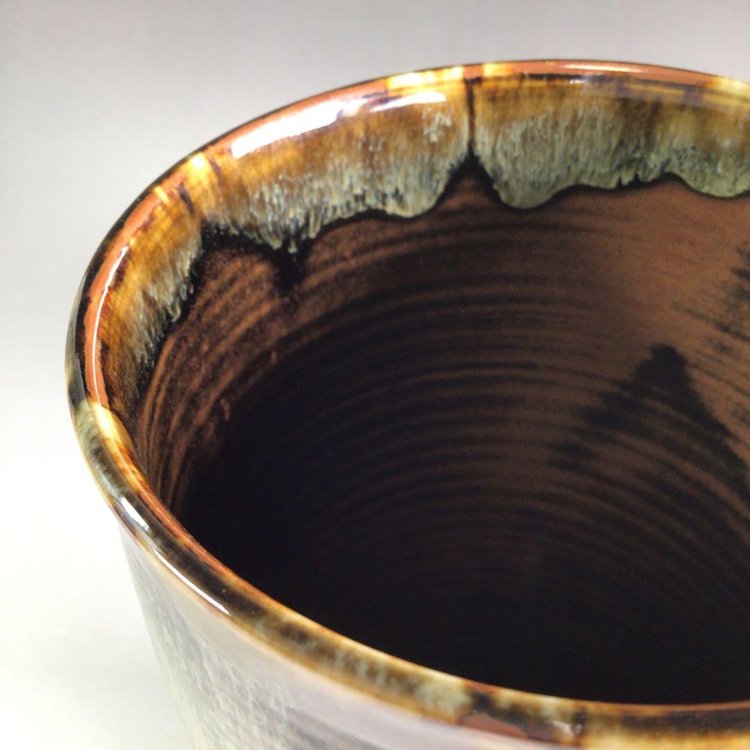 Ｒ２０４　水指　『高取焼』『青柳翠峰造』『細水指』　共箱　茶道具