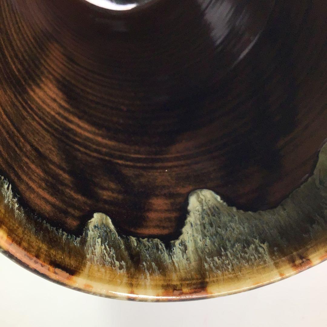 Ｒ２０４　水指　『高取焼』『青柳翠峰造』『細水指』　共箱　茶道具