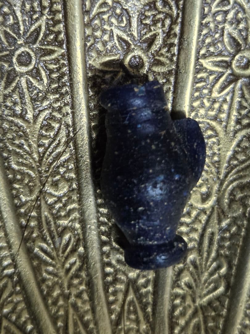 007　ビーズ　トンボ玉　容器玉　小さなガラス壺　！