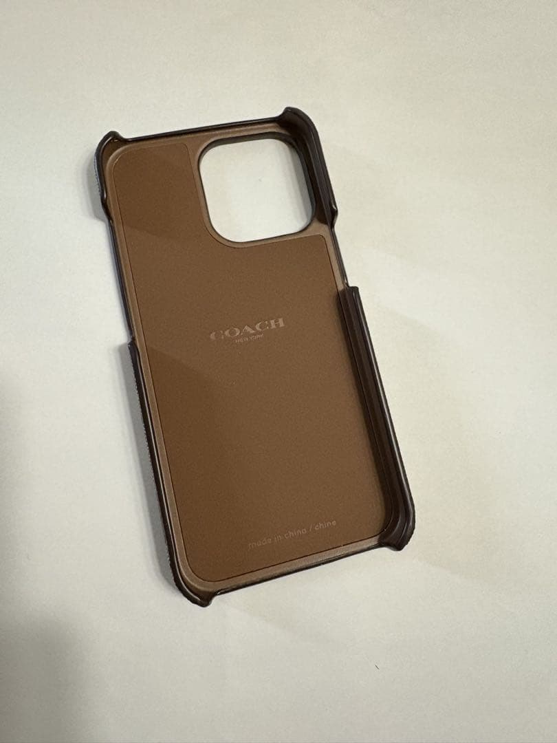 ☆限定品☆ COACH iPhone13pro ケースKHAKI MULTI