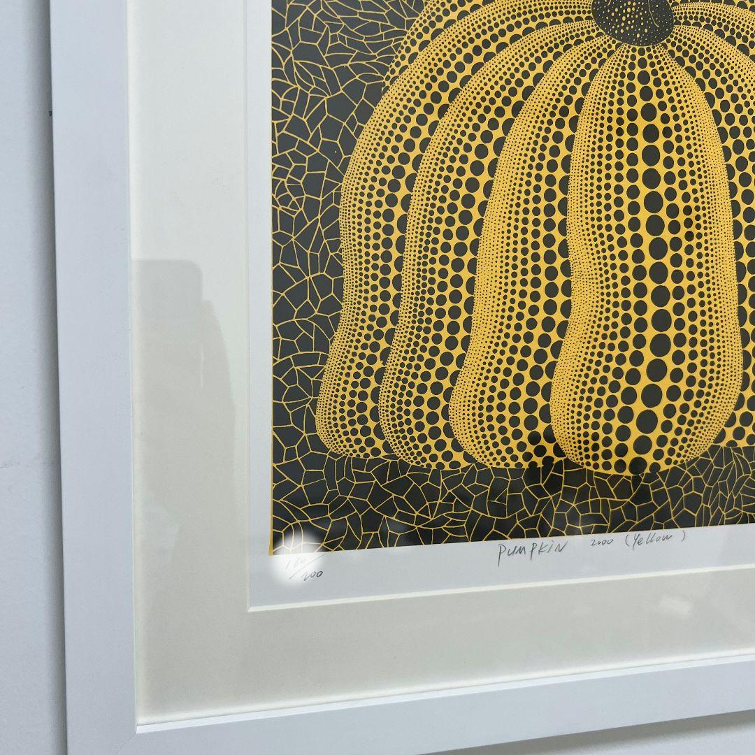 草間彌生　シルクスクリーン　サイン　限定２００　《かぼちゃ 2000 (黄)》