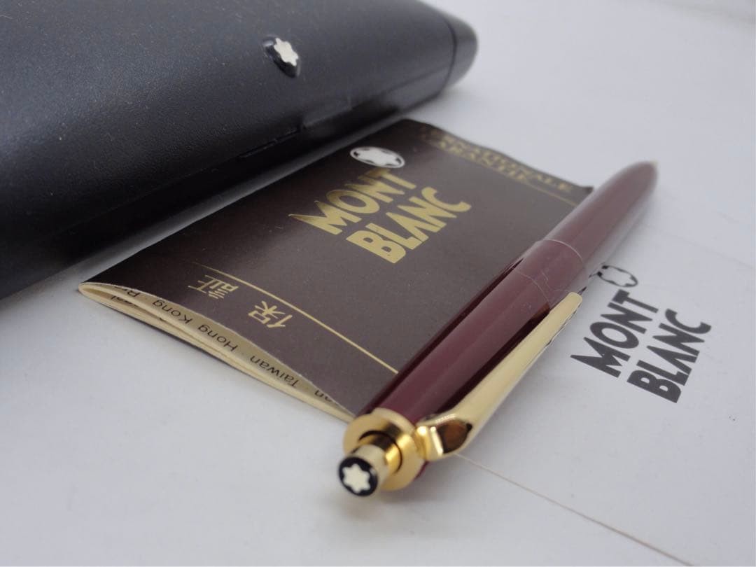 ⭐️モンブラン⭐️稀少なボルドーの名品最高の形❗️⭐️No350メカニカルペンソル⭐️