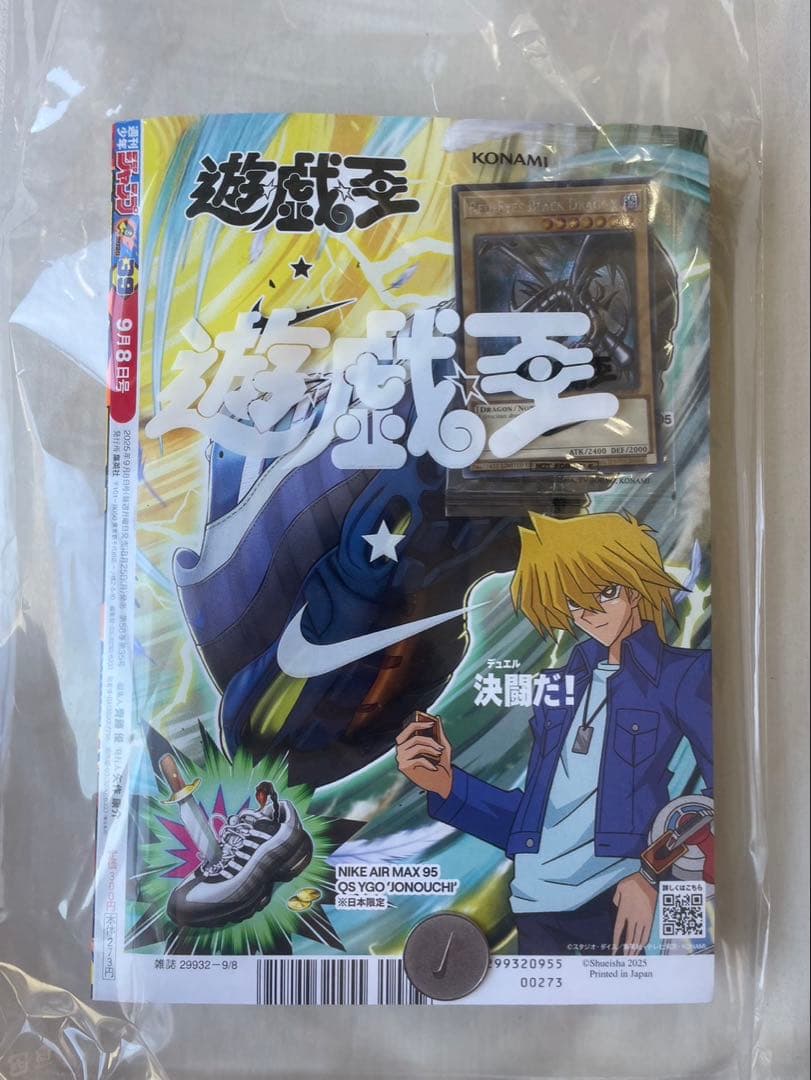 袋、、ジャンプセット　遊戯王NIKE レッドアイズブラックドラゴン