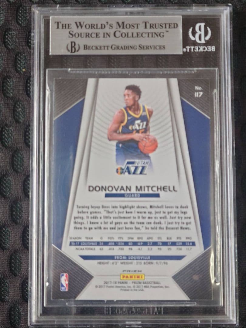 ドノバン・ミッチェル rc Panini Prizm シルバー リフレクター