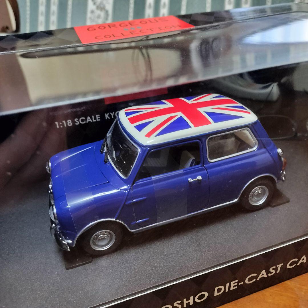 京商1/18　モーリスミニクーパー　1275S　ユニオンジャックルーフ