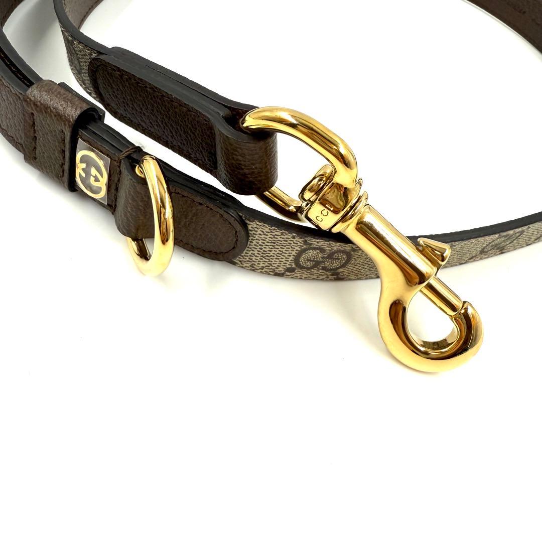 【未使用品】GUCCI GGパターン 小型犬用リード