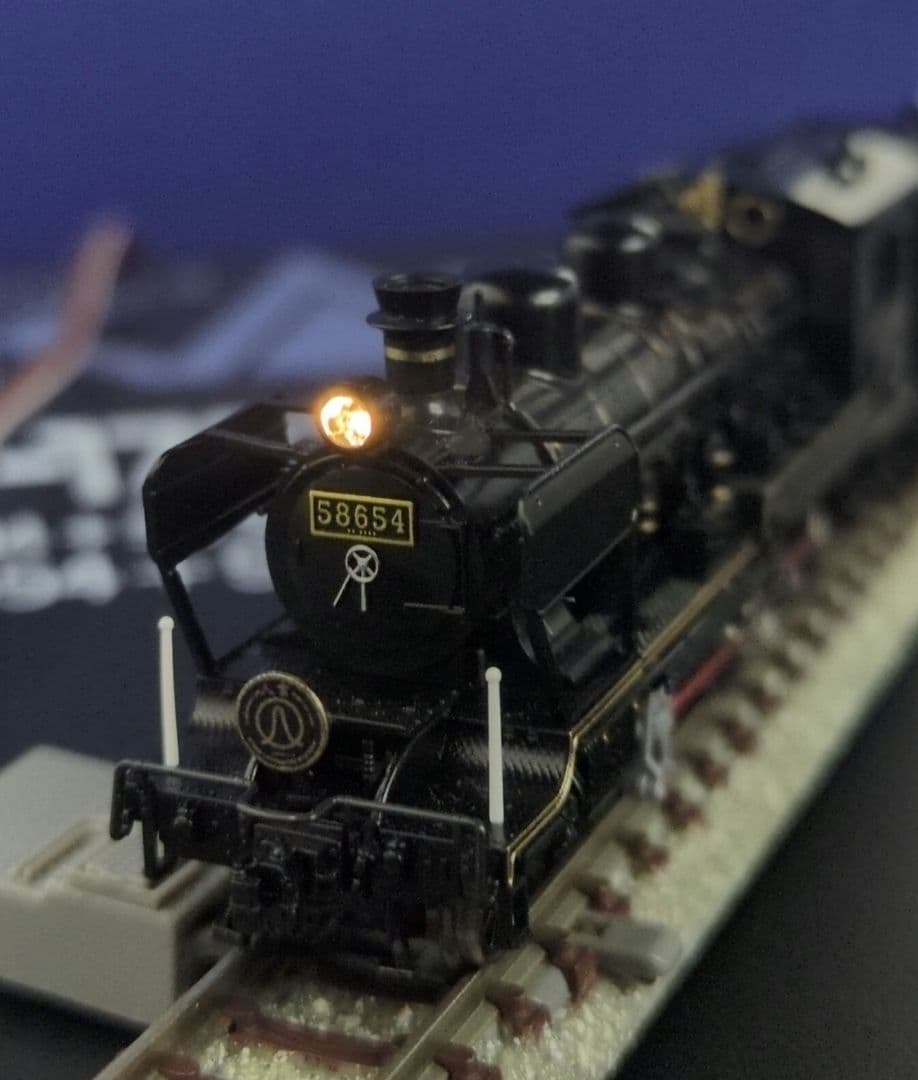 鉄道模型 SL人吉 58654＋50系 4両セット 室内灯完備！！