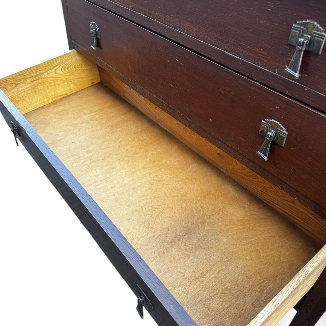 【アンティーク】3段　チェスト 幅99cm 木製 ヴィンテージ クラシック