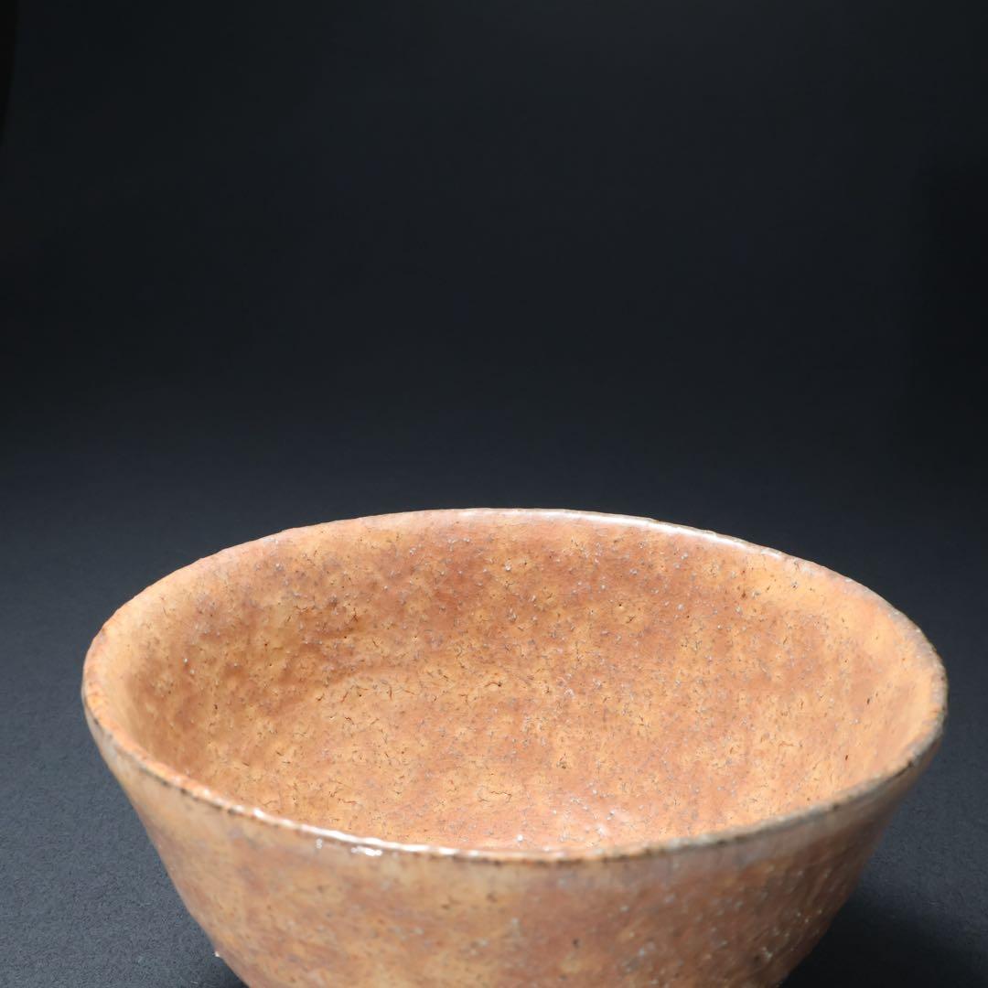 【抹茶碗】萩焼15代坂倉新兵衛　薄紅葉　表千家14代而妙斎書付　R1425お10