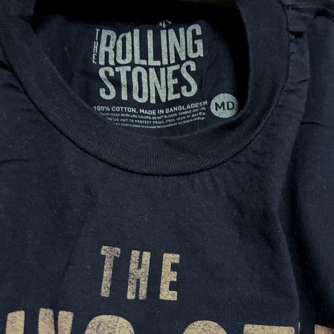 ローリングストーンズ ファイアー ベロT黒 ①