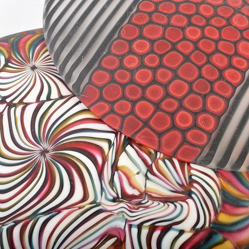 ITALY　ベネチアガラス　皿　プレート　2点まとめて　M　R7122