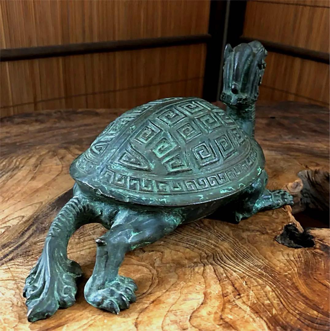 中国美術 古青銅 神獣 四獣 玄武