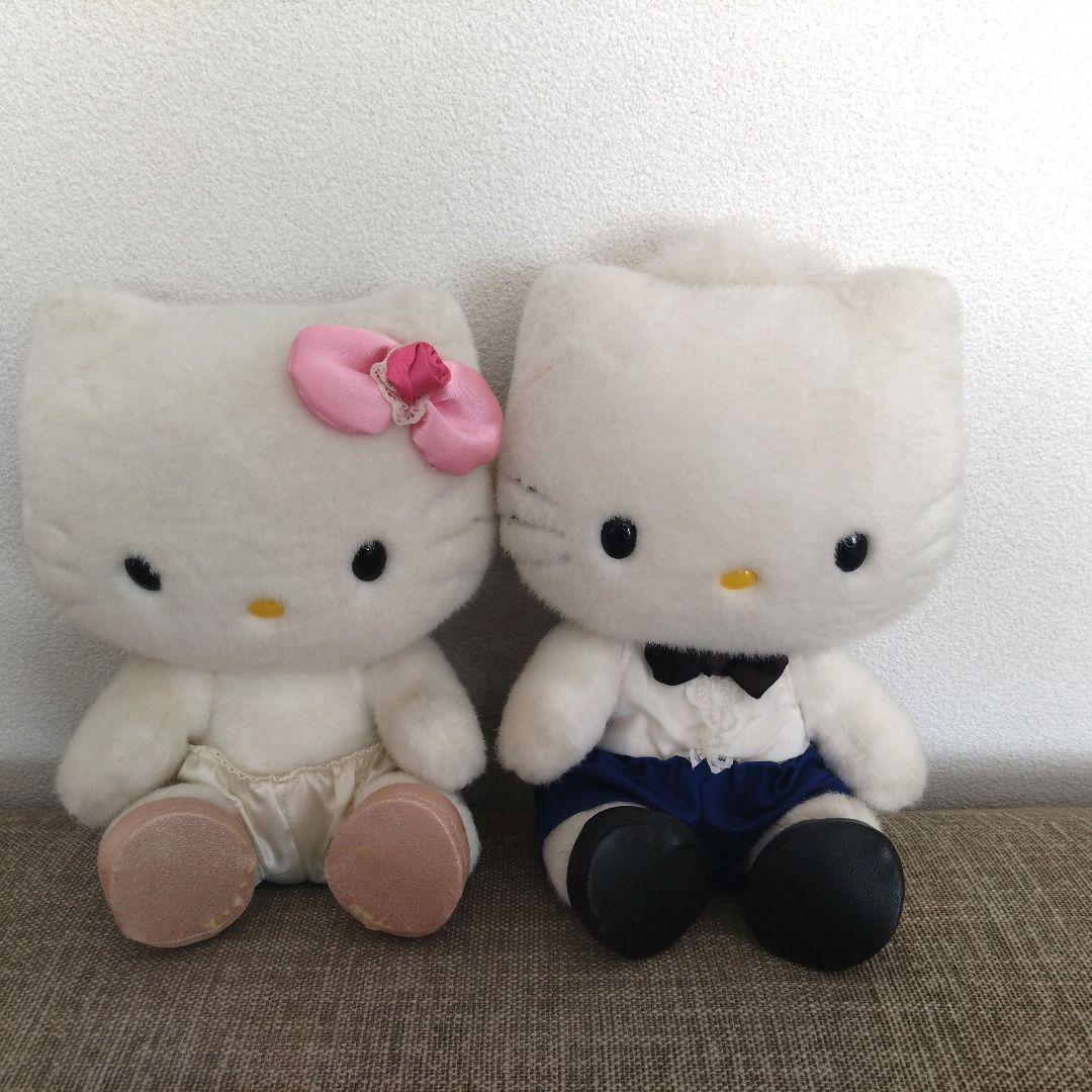 キティカタログにも連載レトロレアキティちゃん ダニエル ぬいぐるみ セット