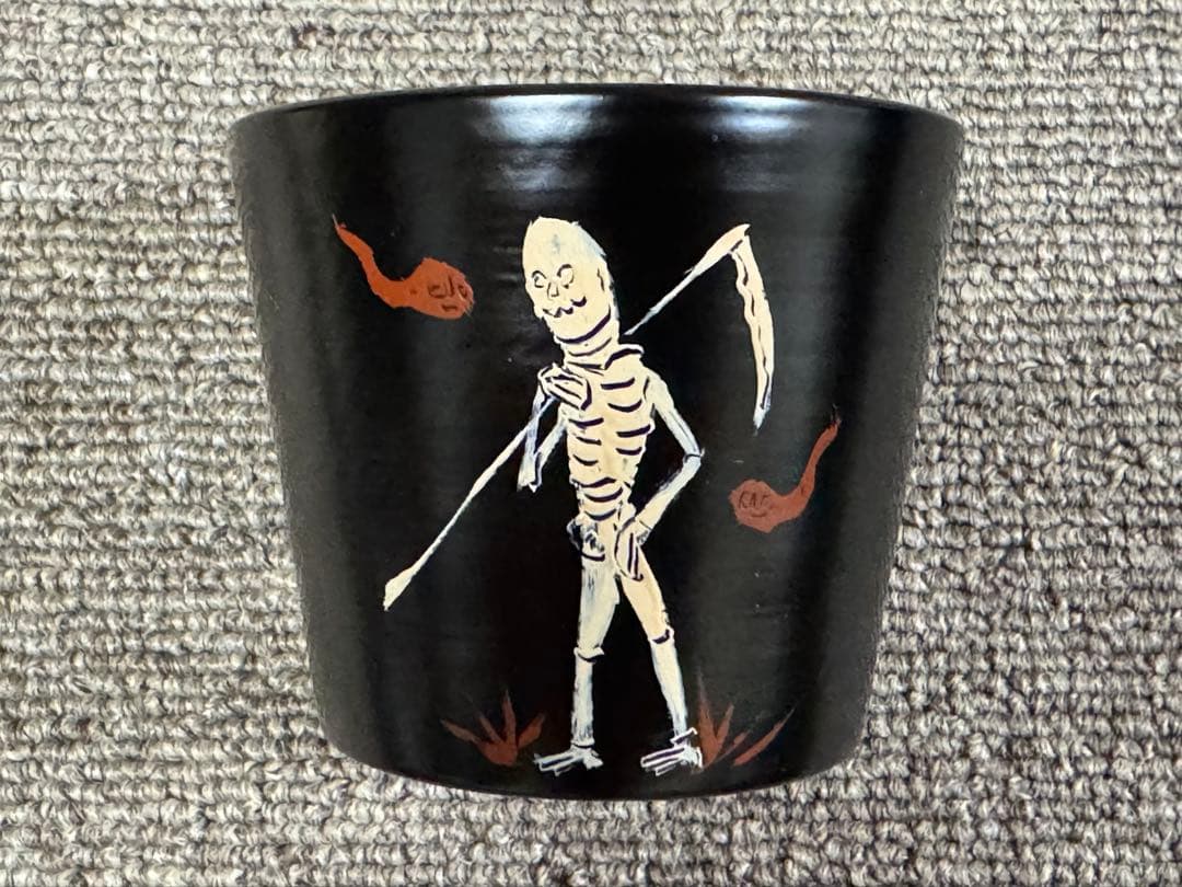 豊永盛人 木漆工とけし コラボ 死神 フリーカップ