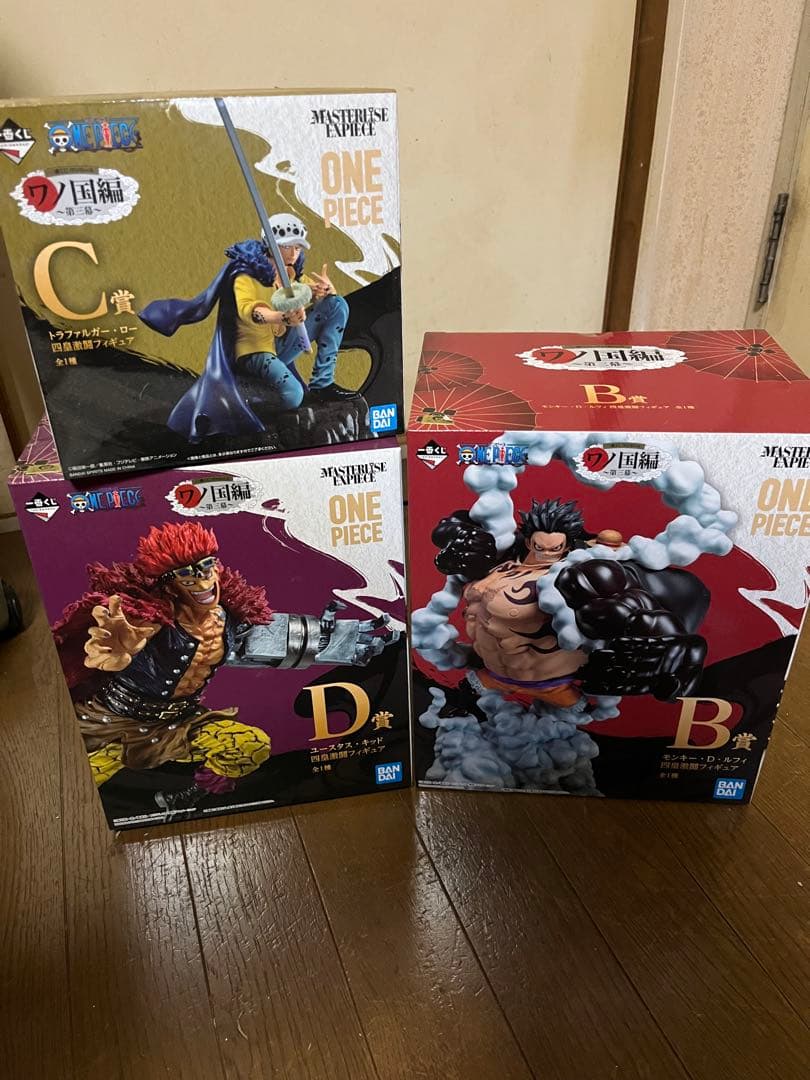 【未開封】一番くじ　フィギュア　ワンピース　ワノ国編　『最悪の世代』3体セット