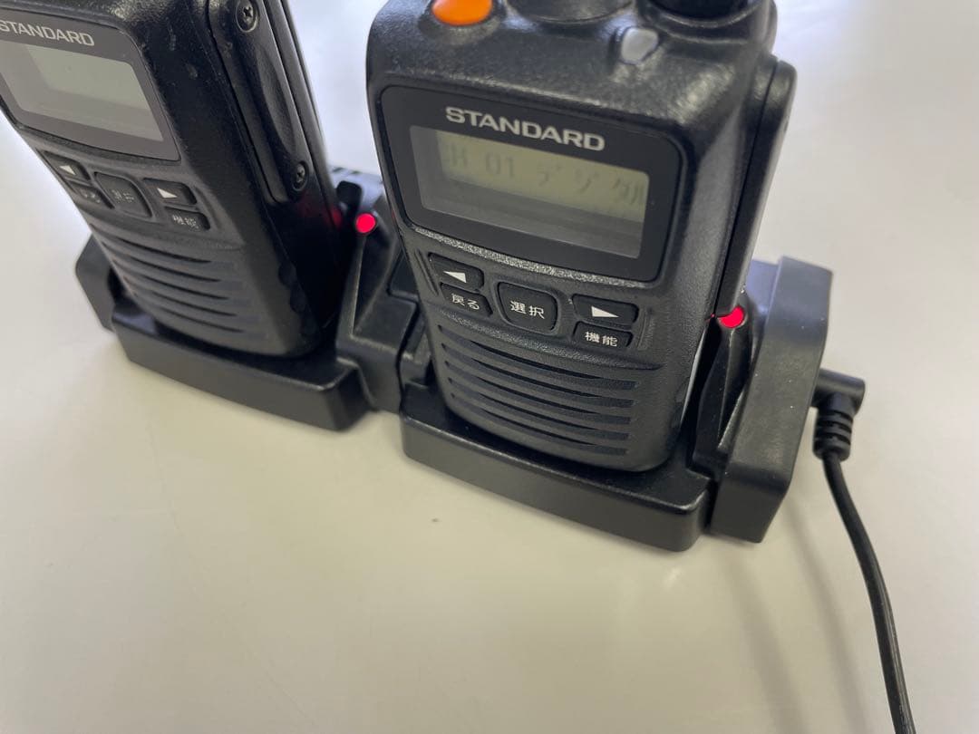 スタンダード製VXD450U デジタル携帯型無線機２台セット（専用ソフト改修済）