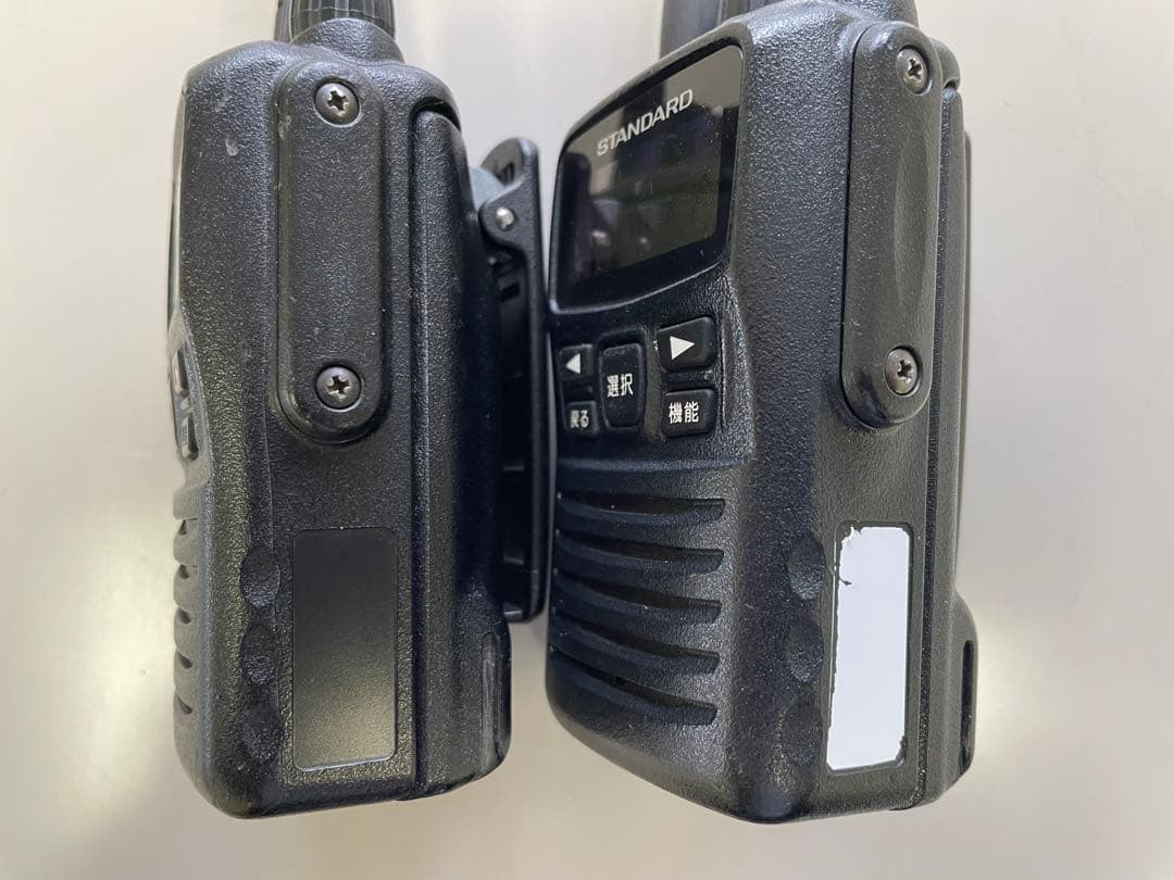スタンダード製VXD450U デジタル携帯型無線機２台セット（専用ソフト改修済）