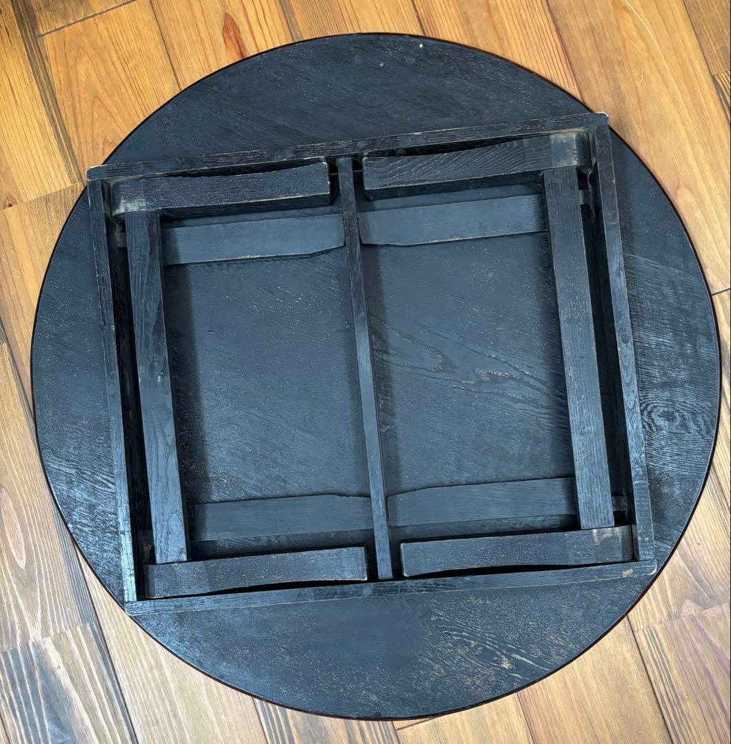 丸テーブル　アンティーク　ちゃぶ台