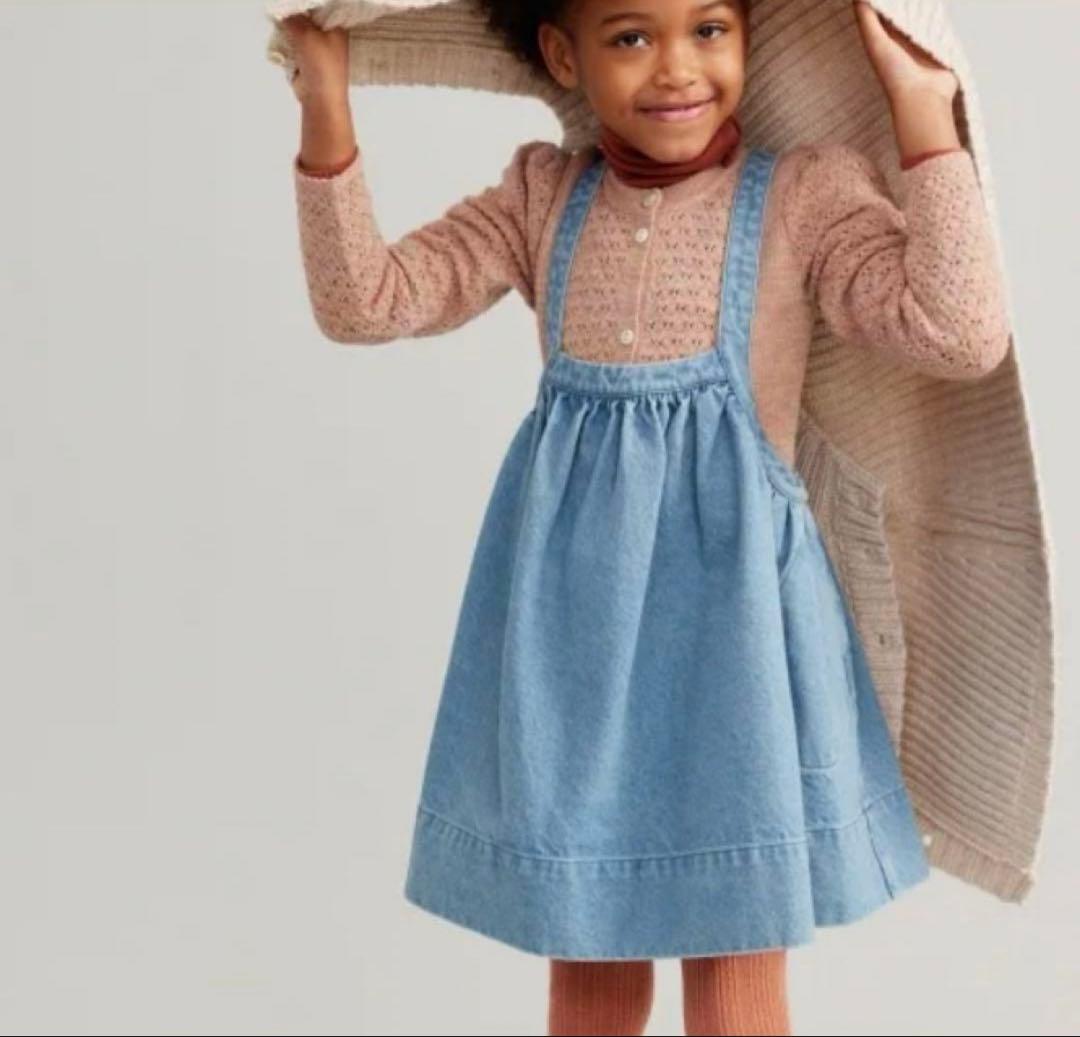 soor ploom Eloise pinfore 7y デニム　吊りスカート