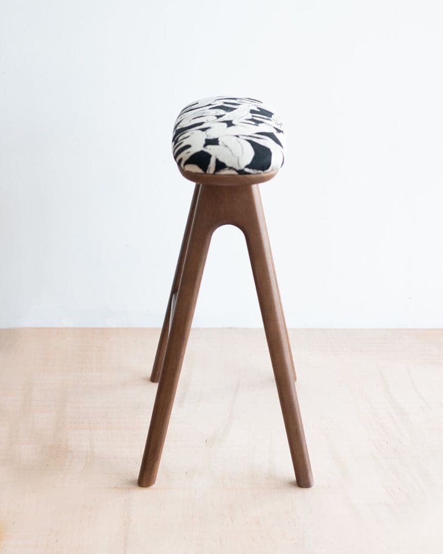 キッチンスツールBR H530＋ミナ ペルホネンlife puzzle [BK]